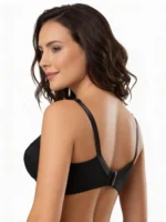 Brasier clasico de cubrimiento completo negro