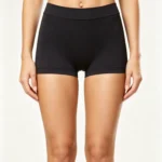 Boxer alto de control suave negro