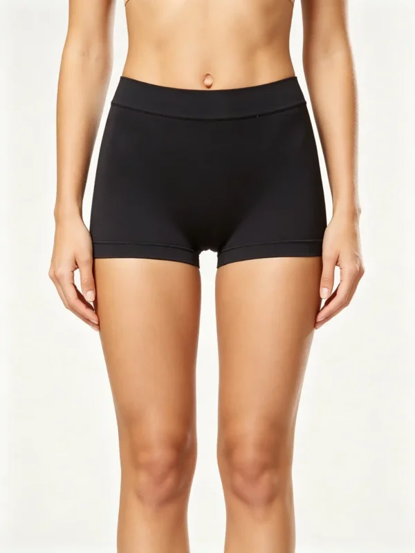 Boxer alto de control suave negro