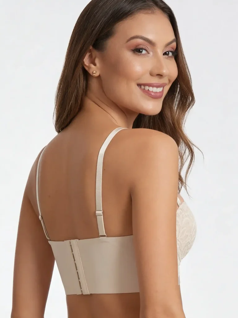 Brasier copa suave con realce beige