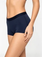 Boxer algodón azul