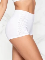 Boxer clasico de tiro alto blanco