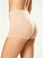 Boxer alto de control suave beige