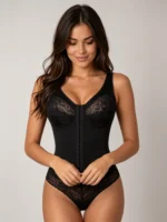 Brasier faja control abdomen negro