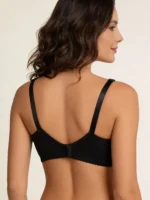 Brasier clasico de cubrimiento completo negro