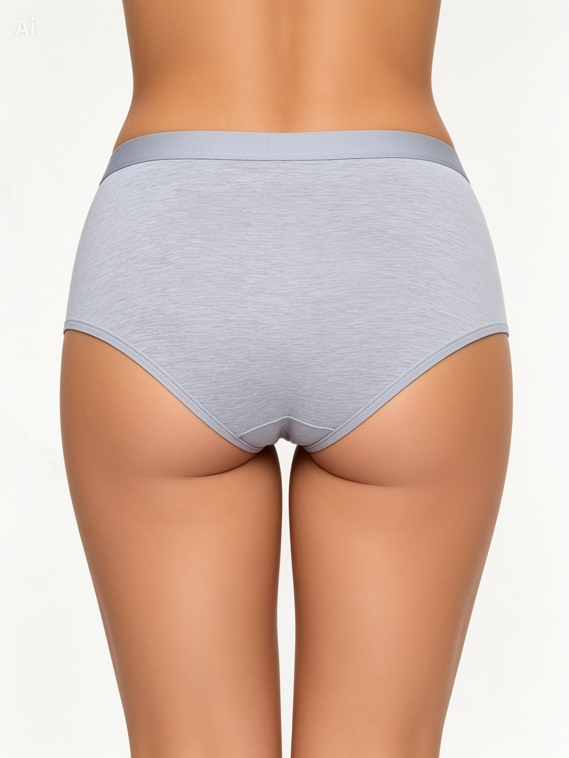 Boxer estampado gris de lado