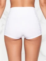 Boxer clasico de tiro alto blanco
