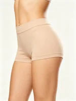 Boxer alto de control suave beige