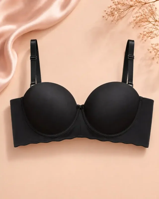 Brasier strapless con doble realce