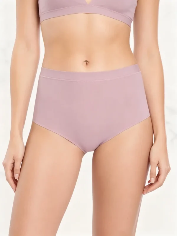 Panty control abdomen en lycra lavanda