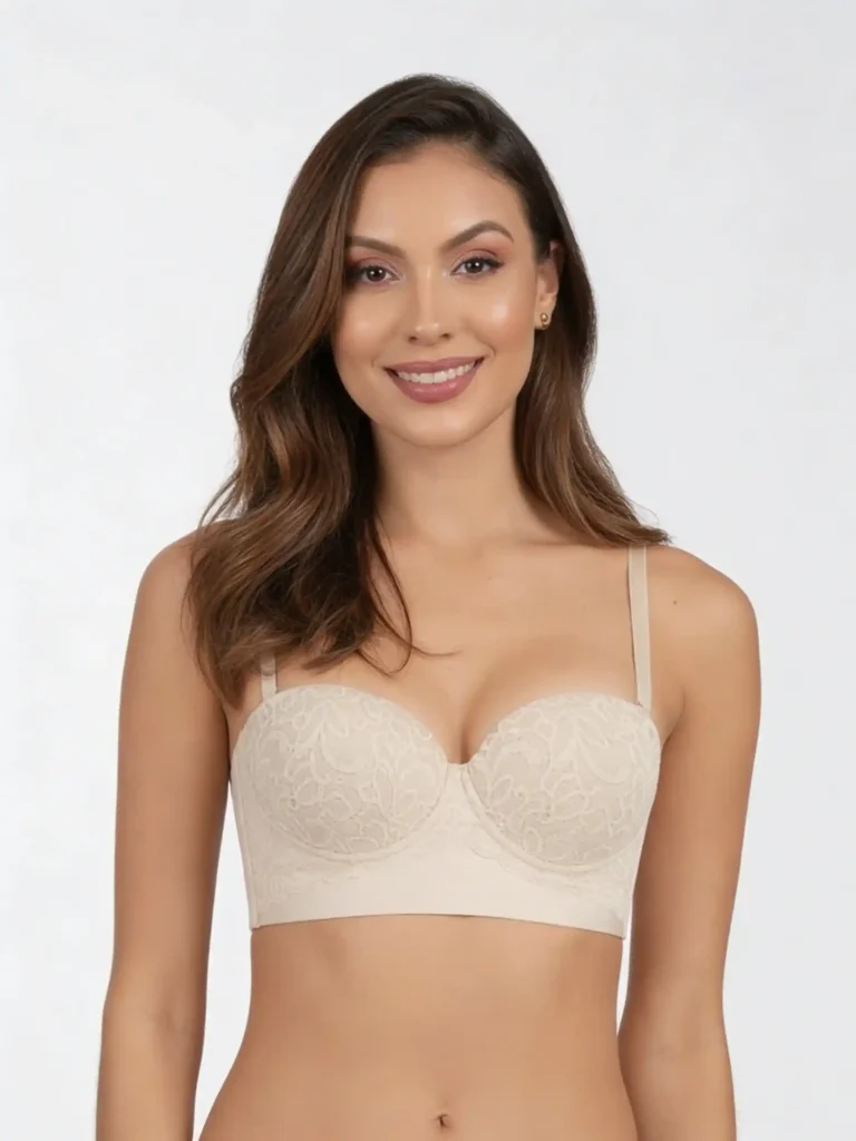 Brasier copa suave con realce beige