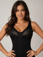 Brasier faja control abdomen negro