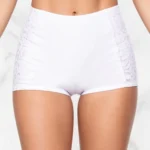 Boxer clasico de tiro alto blanco