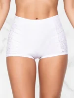 Boxer clasico de tiro alto blanco