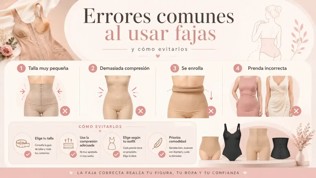 error al usar las fajas