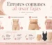 error al usar las fajas