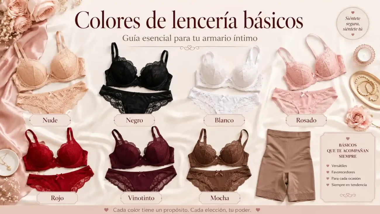 colores de lenceria basicos
